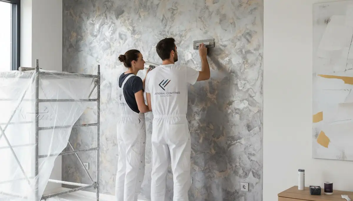Professional faux painting and decorative finishes on El Paso, TX home interior walls