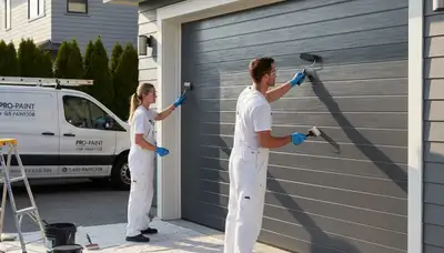 Professional garage door painting in El Paso TX for lasting curb appeal and desert sun protection