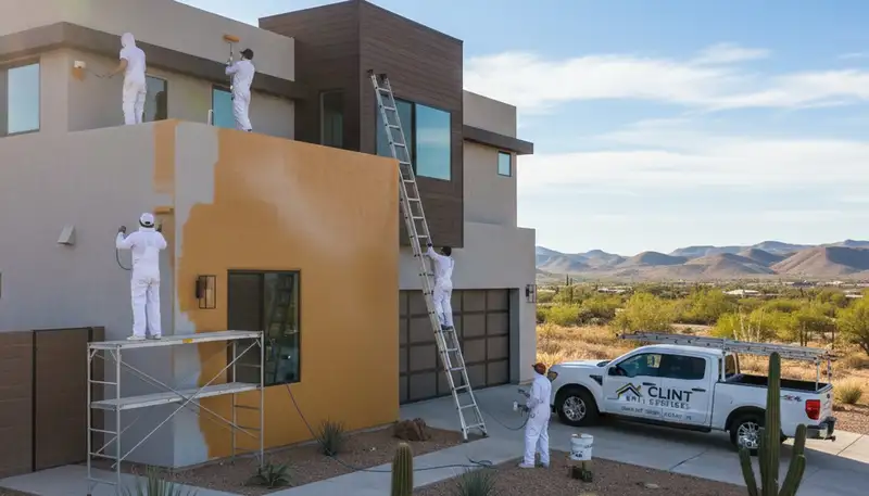 House painters in El Paso, TX providing professional interior and exterior painting services