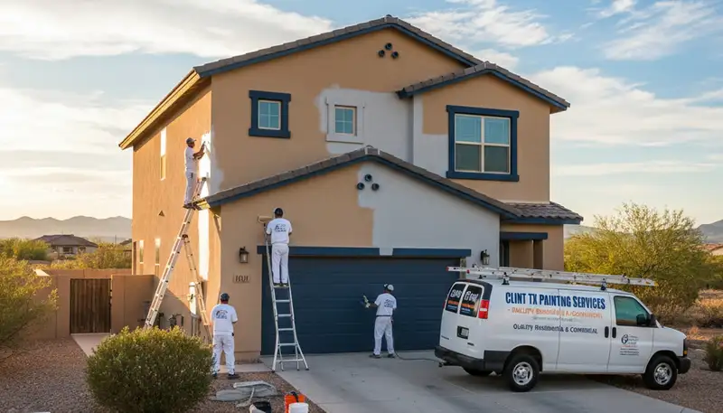 House painters in El Paso, TX providing professional residential painting services