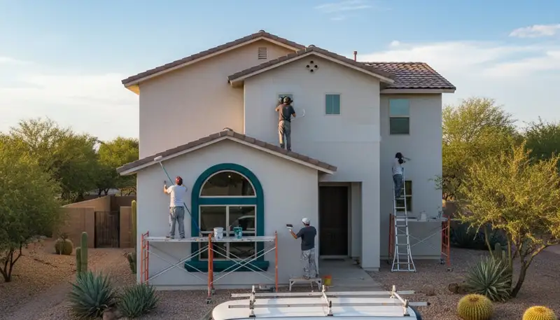 Professional house painting service in El Paso, TX for interior and exterior home painting