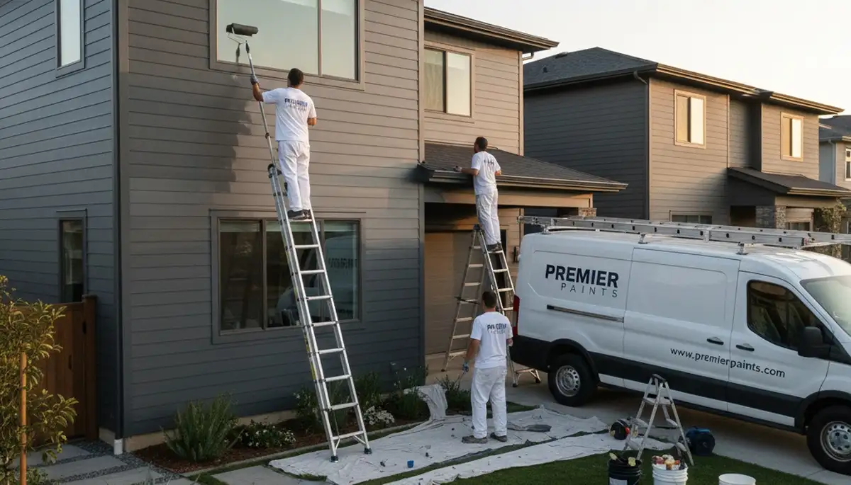 Professional siding painting in El Paso, TX home with UV-resistant desert-protection coatings
